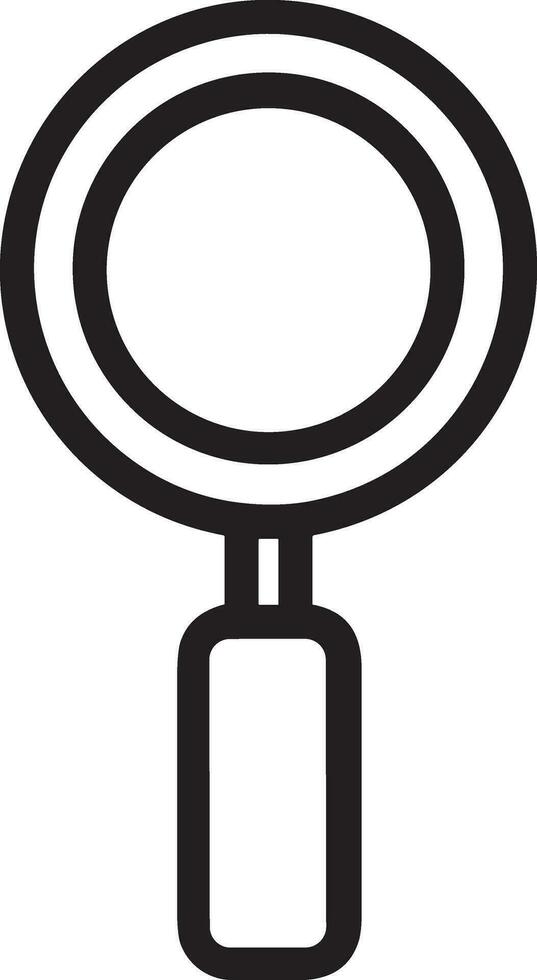Zoom find icon symbol image vector. Illustration of the search lens design image vector