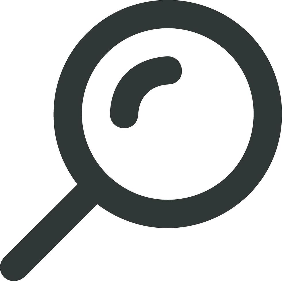 Zoom find icon symbol image vector. Illustration of the search lens design image vector