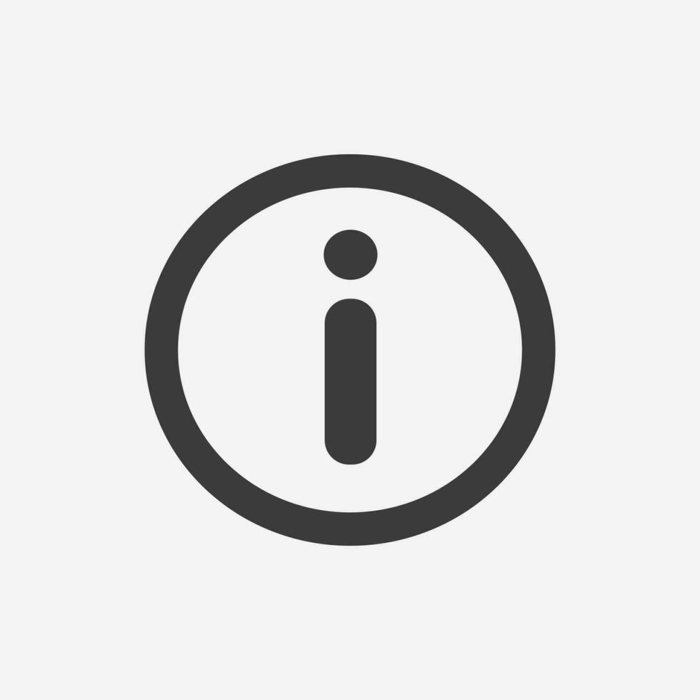 Information icon vector. info, faq, mark, help, inform, answer symbol vector