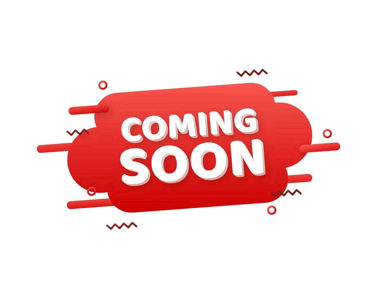 Coming Soon. Promotion banner coming soon. Vector illustration