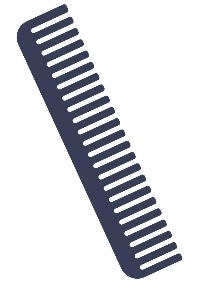 Comb icon Comb silhouette. vector