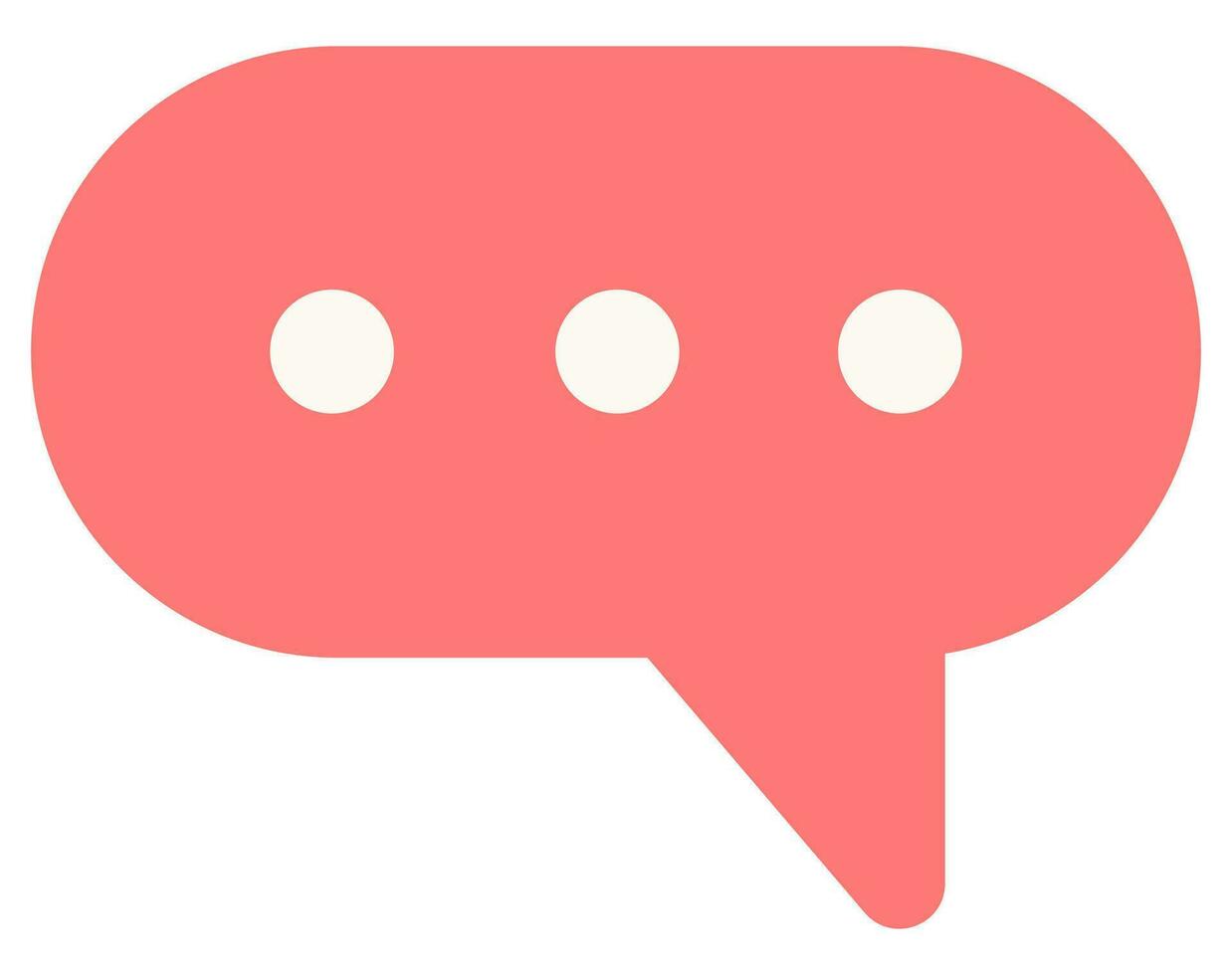 Speech Bubble Icon for Graphic Design Projects. vector
