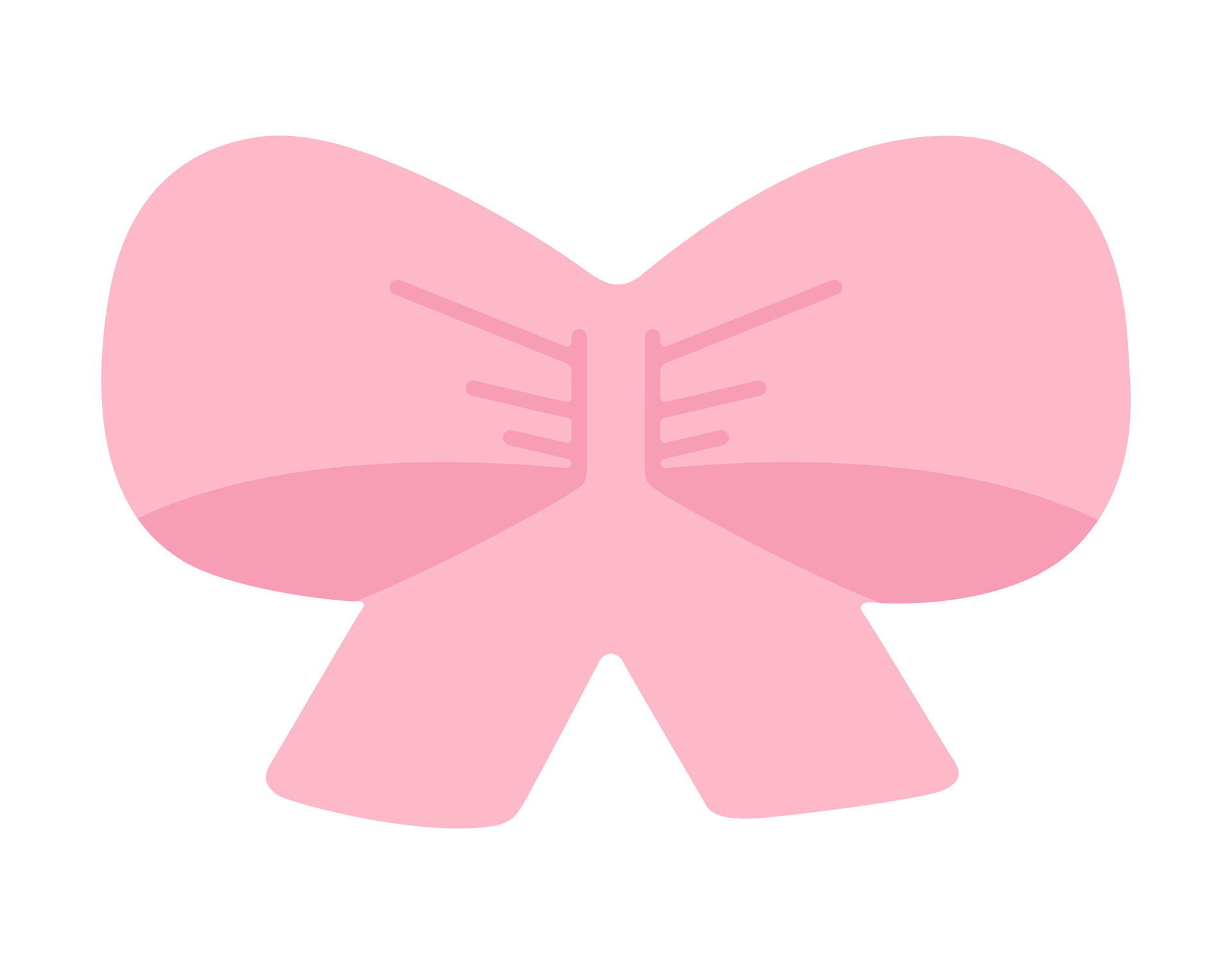Pink bow tie vector isolated illustration. 29889737 Vector Art at Vecteezy