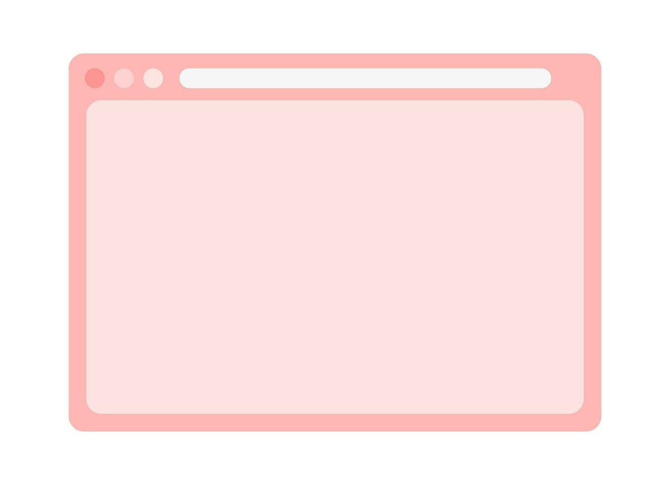 Frame display computer monitor vector illustration.