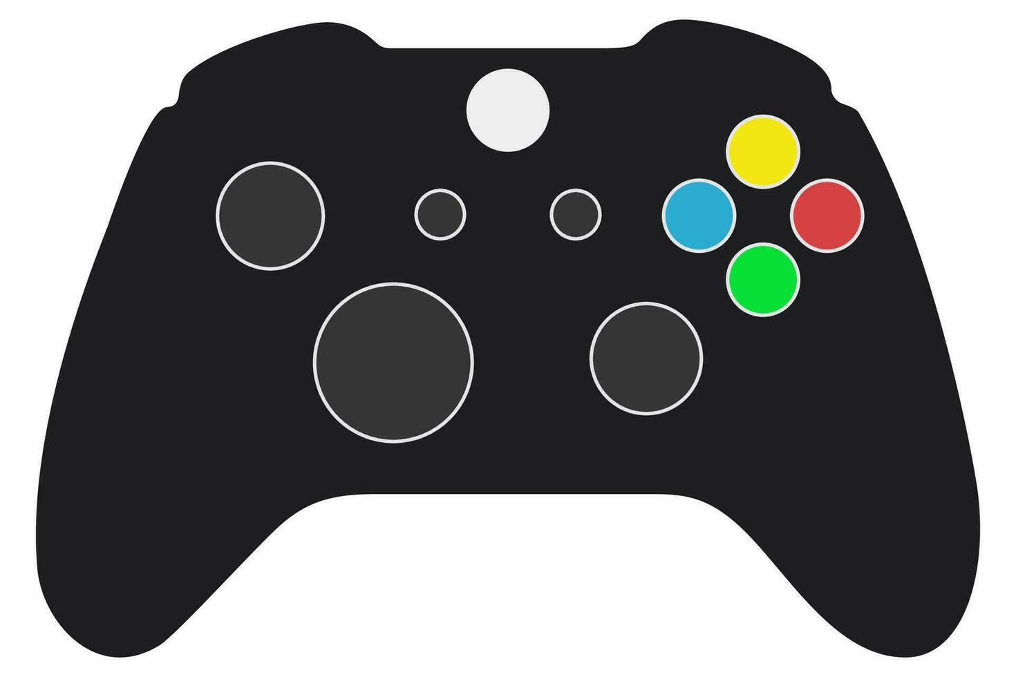 joystick icon vector. vector