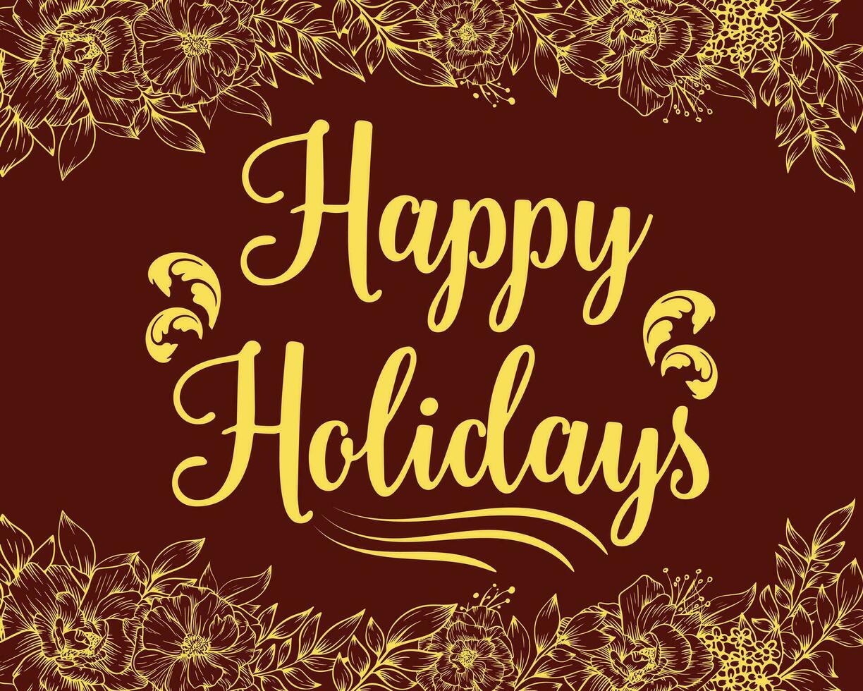 Happy holiday illustration vector