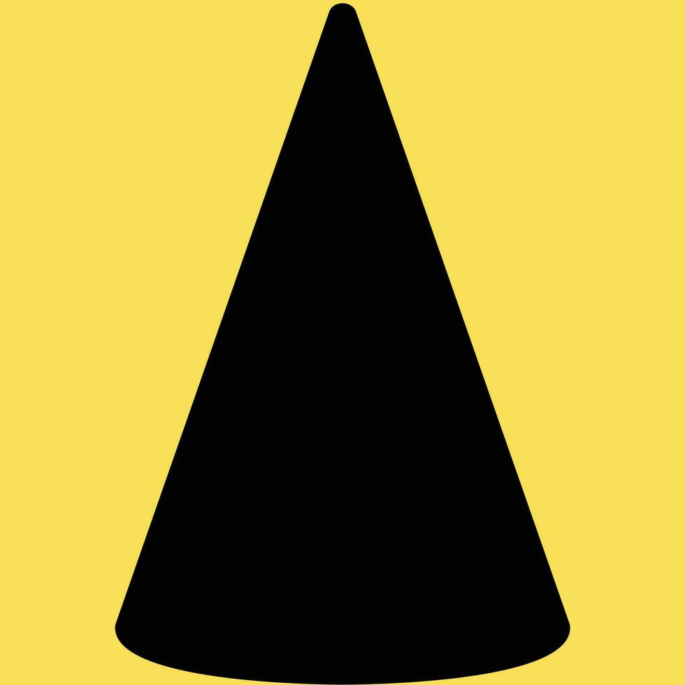 Cone shapes vector