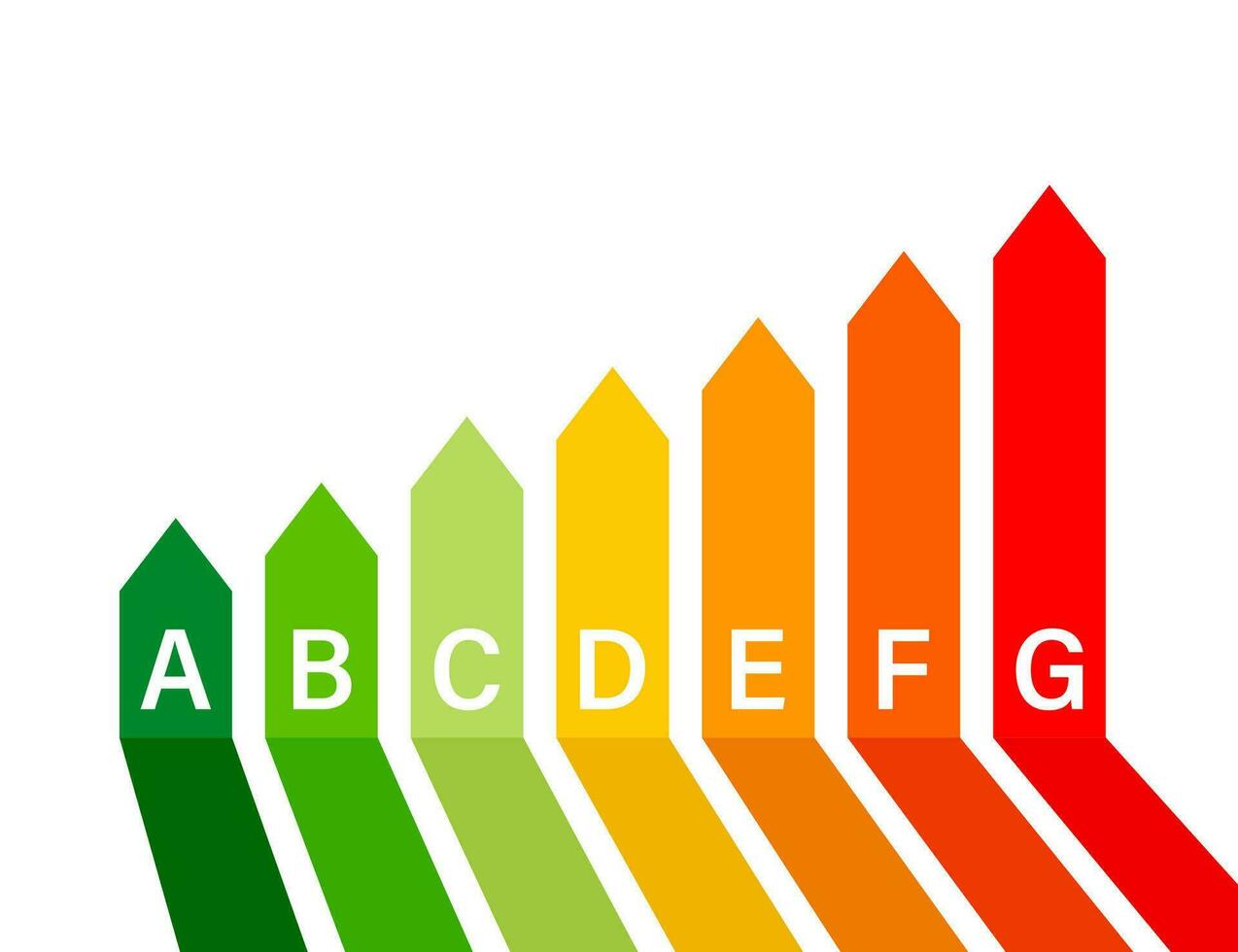 3d energy chart for concept design. 3d vector illustration. Chart concept. Vector icon