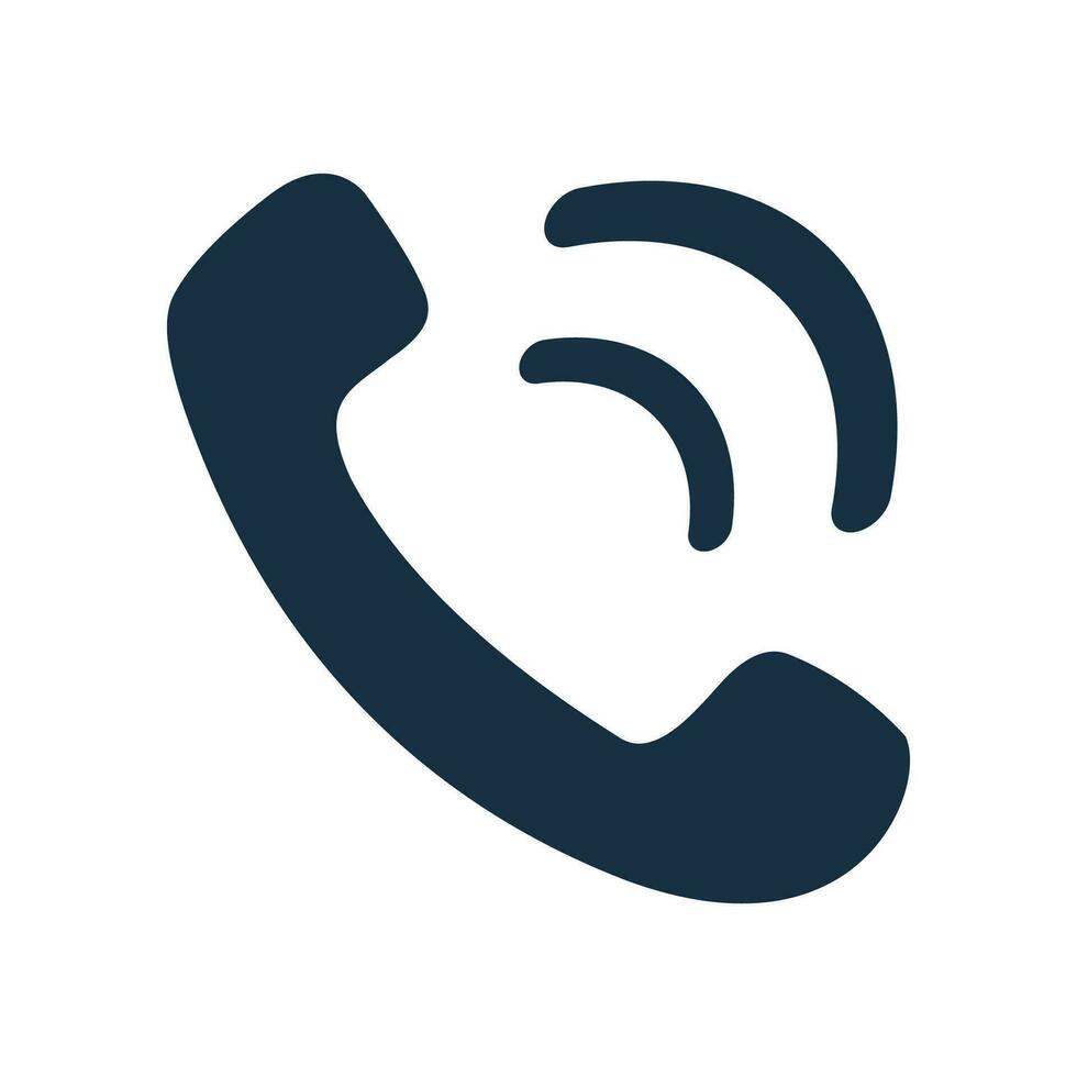 Phone icon vector. Trendy flat telephone symbol vector