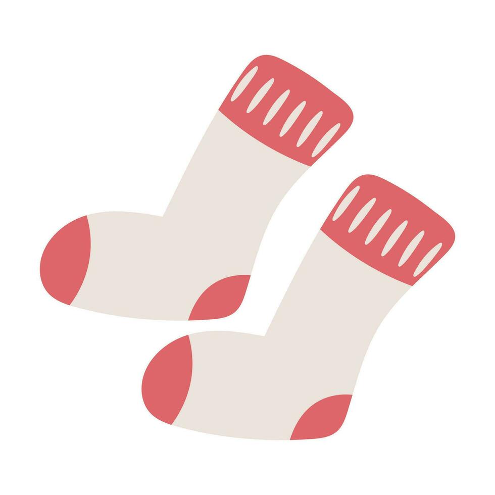 Vector sock flat icon.