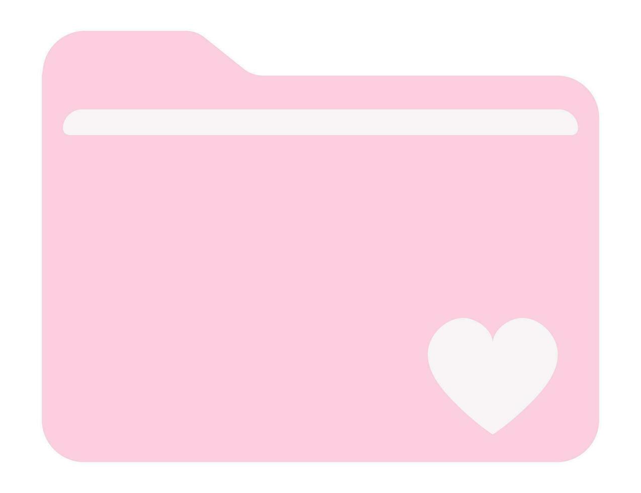 rosado carpeta icono aislado en blanco antecedentes. documento símbolo moderno, simple, vector, icono para sitio web diseño, móvil aplicación, ui vector ilustración