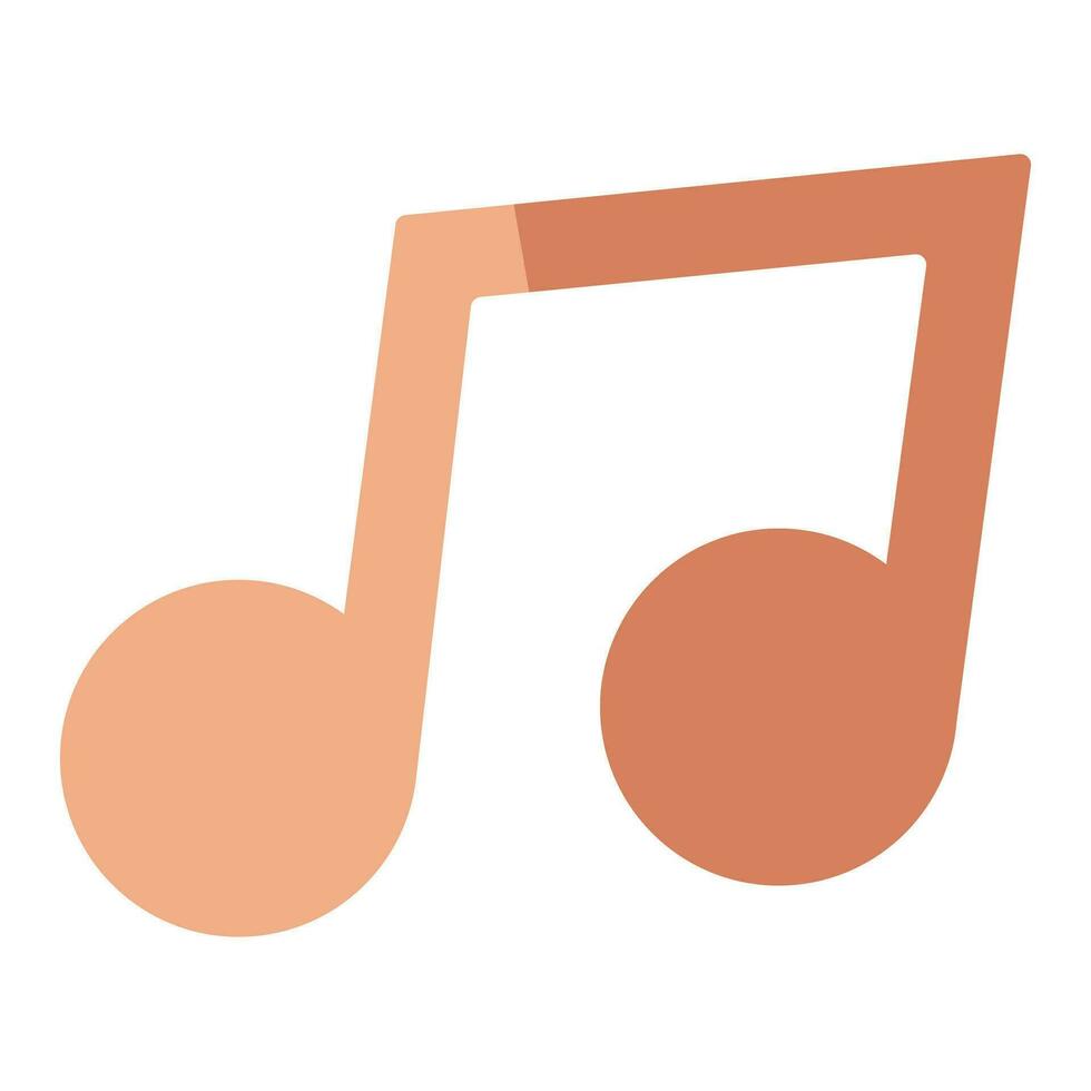 Music Icon in trendy flat style. vector