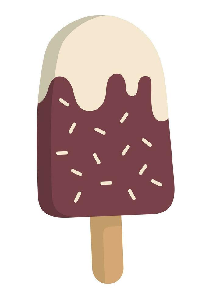 hielo crema icono vector ilustración.