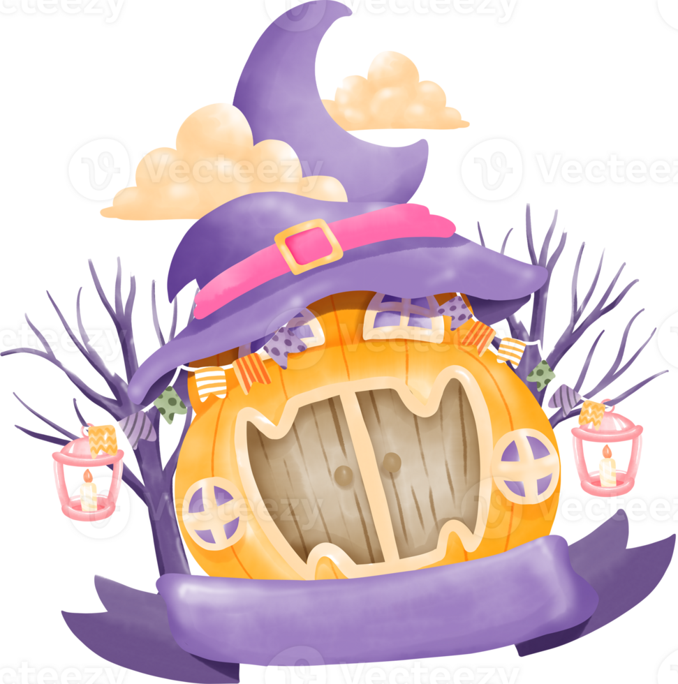 Lycklig halloween dag element png