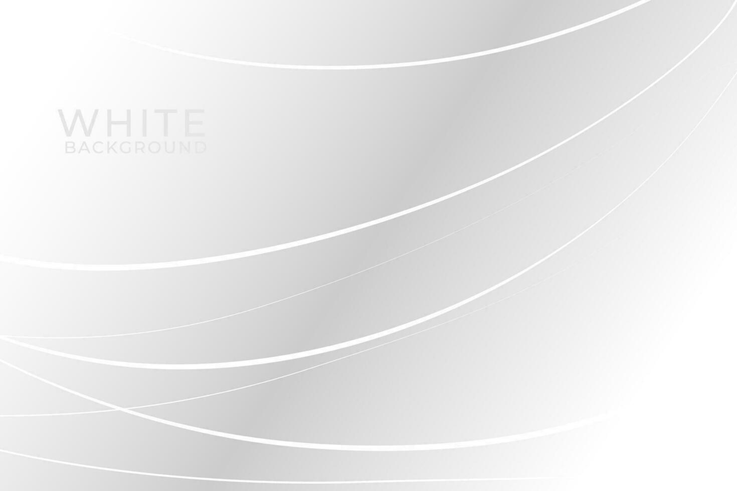 Abstract white and grey background with line shapes vector