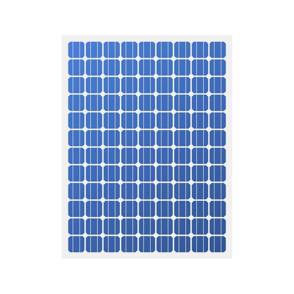 muy detallado solar panel. moderno alternativa eco verde energía. vector ilustración.