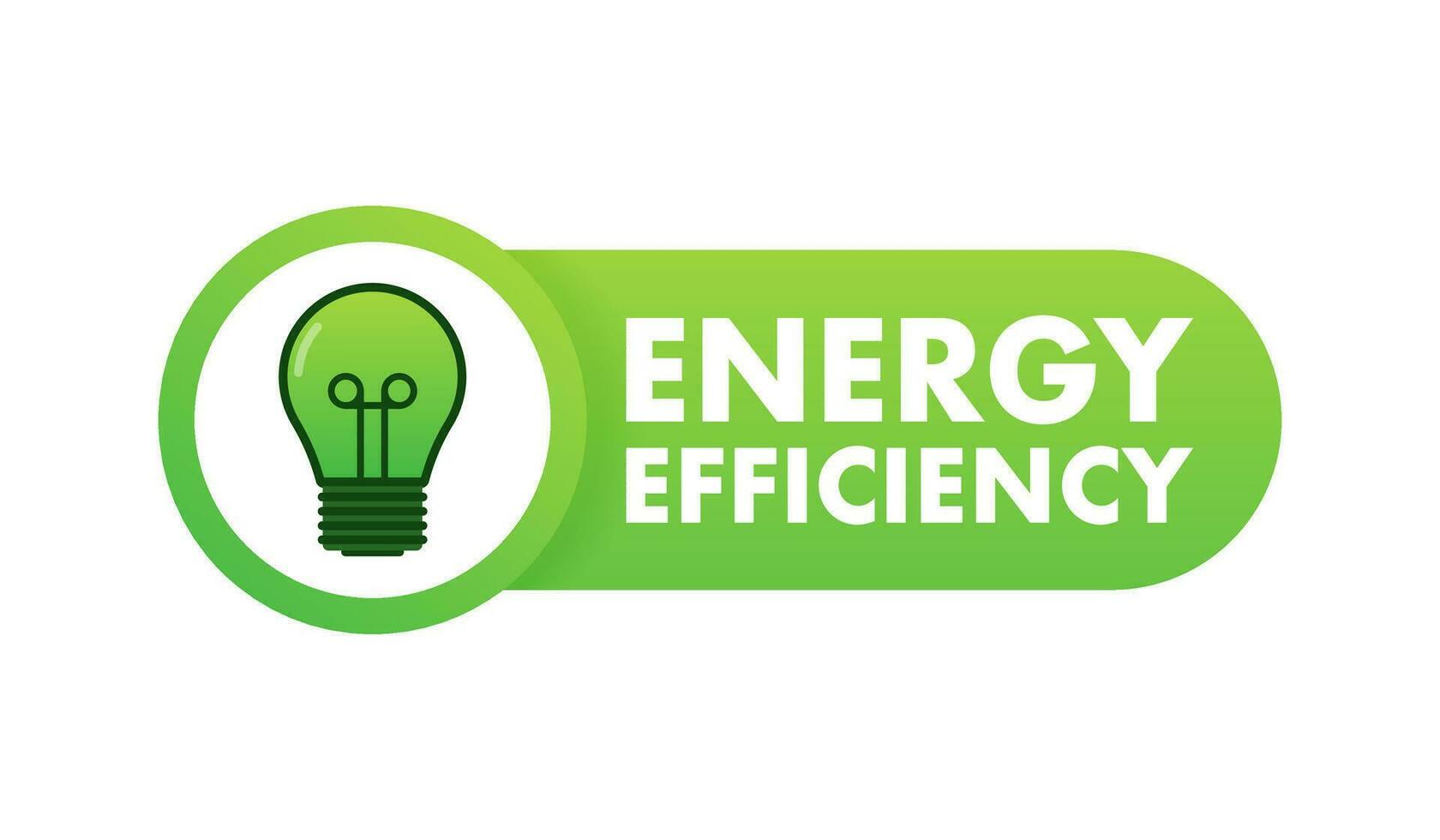 Green energy efficiency. Vector logo. Chart concept. Green energy background.