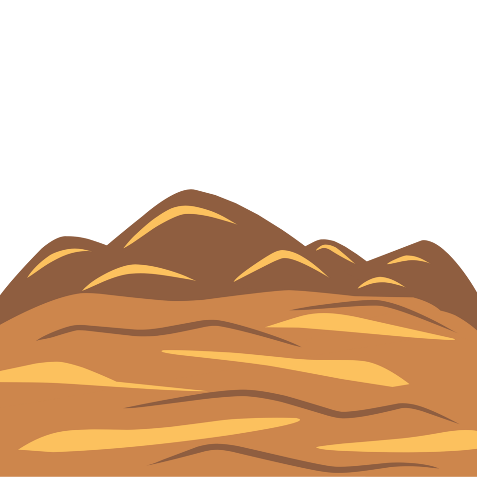 Sand dunes in desert png