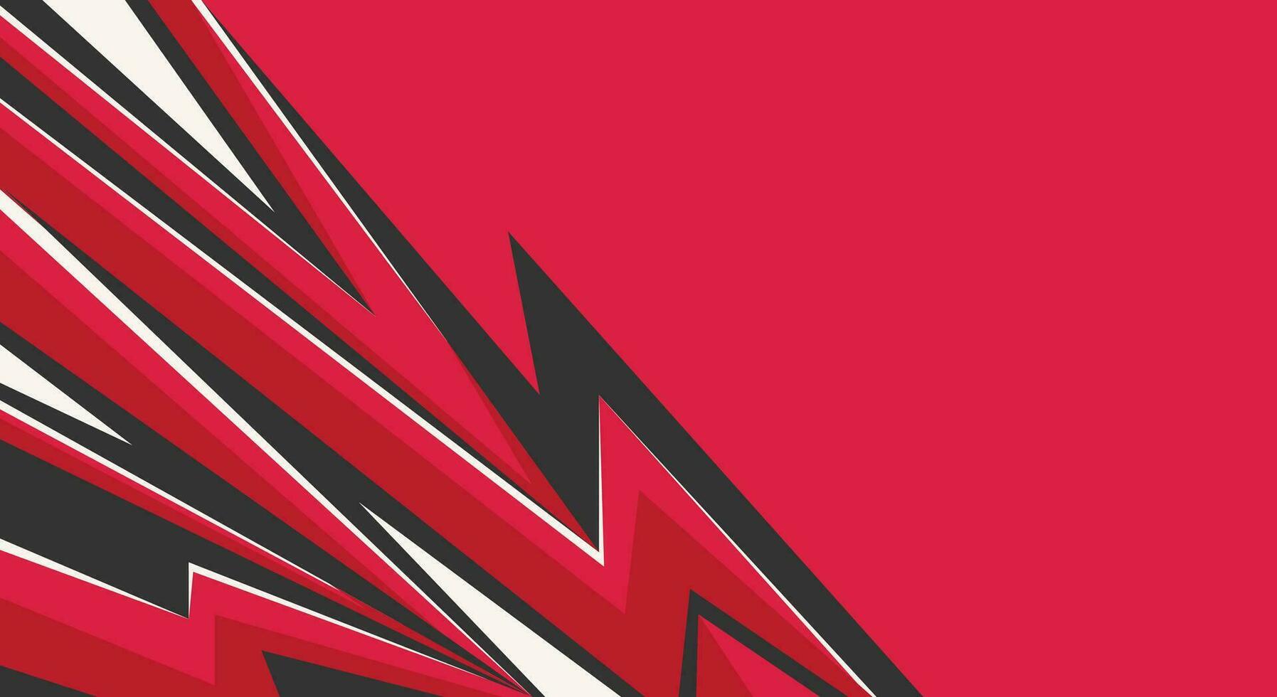 red abstract shape modern background, for sport, gaming, racing themes vector