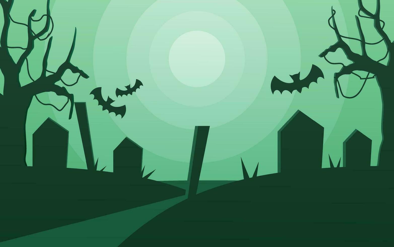 Halloween banner background vector illustration