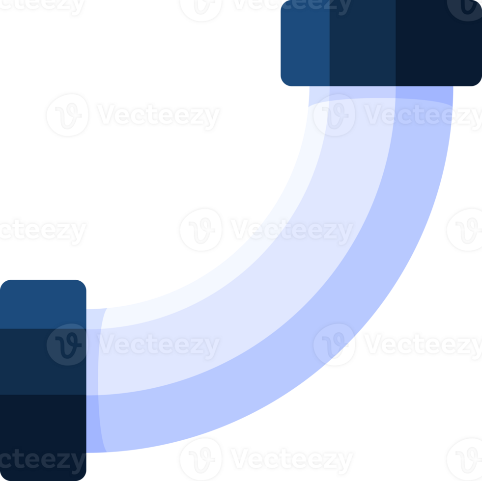 Pipe segment with flange png