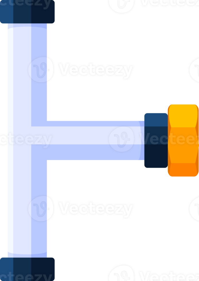 Pipe segment with flange png