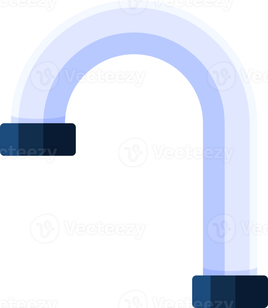 Pipe segment with flange png