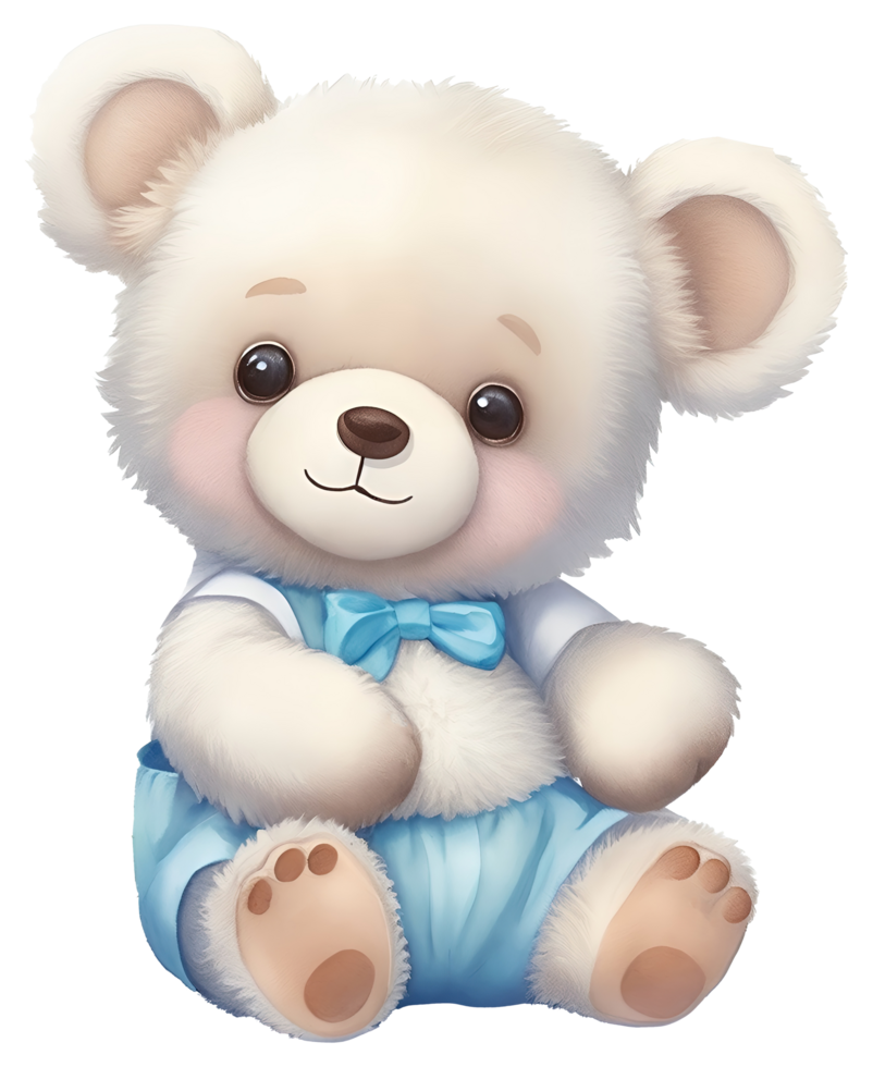 Cute teddy bear. AI Generative png