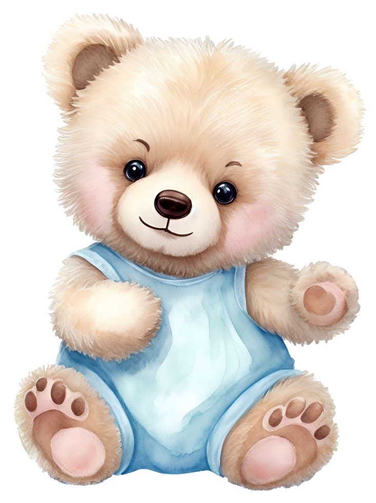 Cute teddy bear. AI Generative png