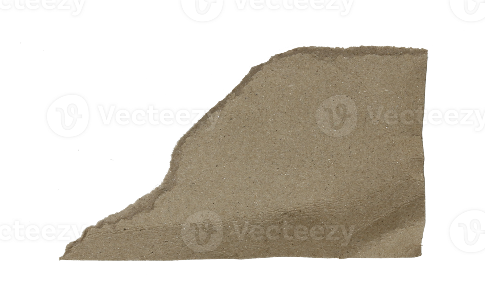 a sheet of paper torn to pieces on transparent background png file