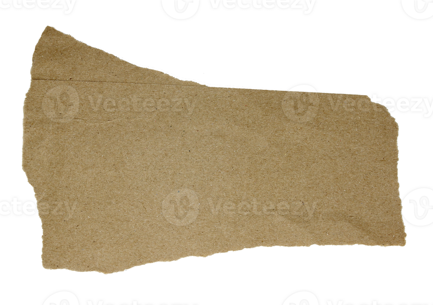 a sheet of paper torn to pieces on transparent background png file
