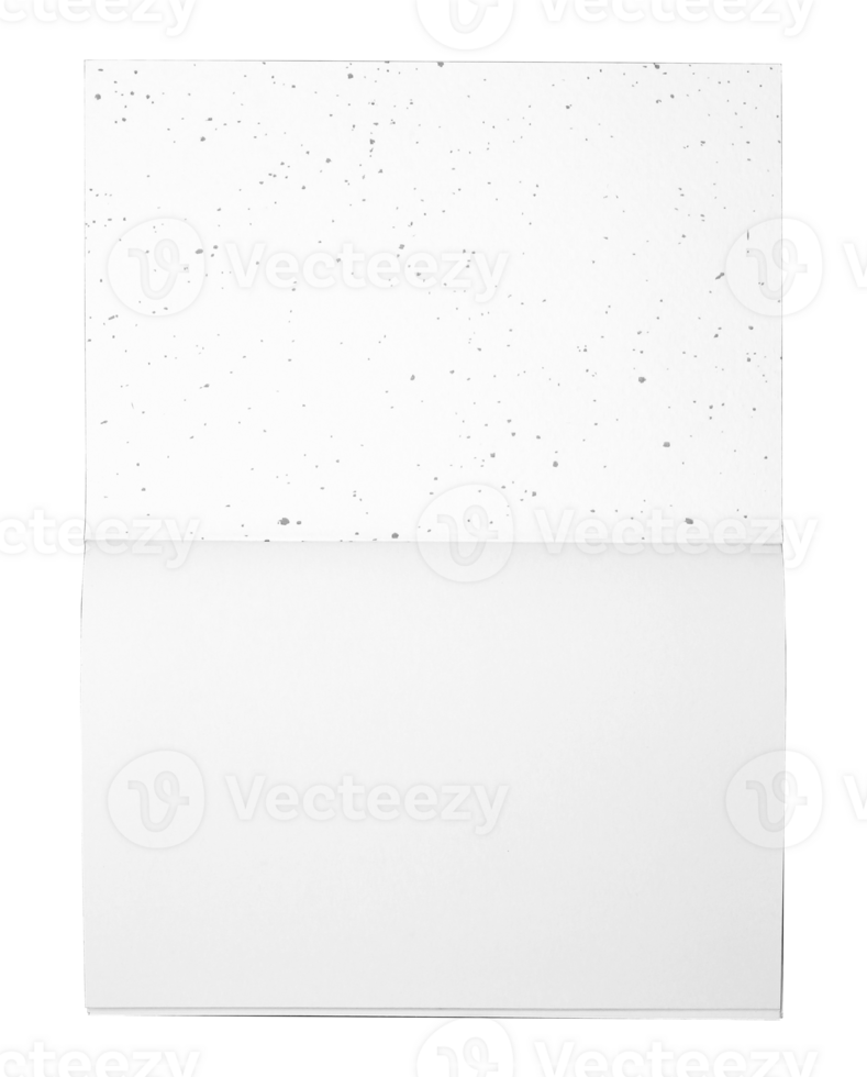 White note paper on transparent background png file