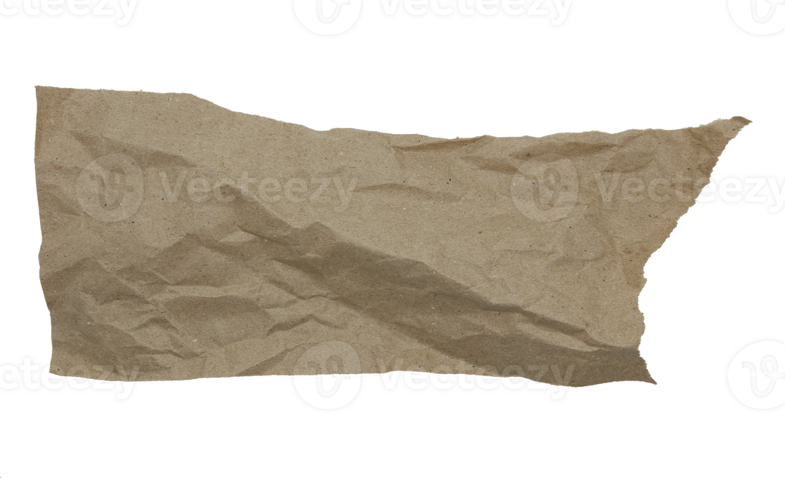 a sheet of paper torn to pieces on transparent background png file