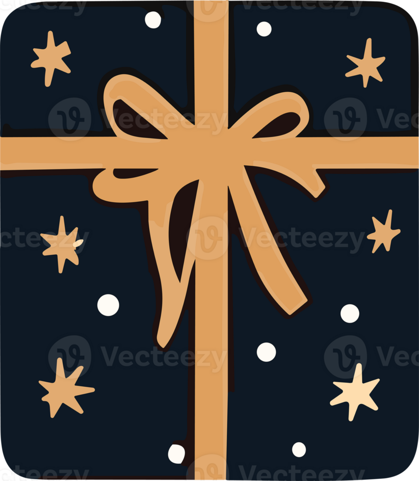Elegant gift box with a bow, perfect for special occasions. png
