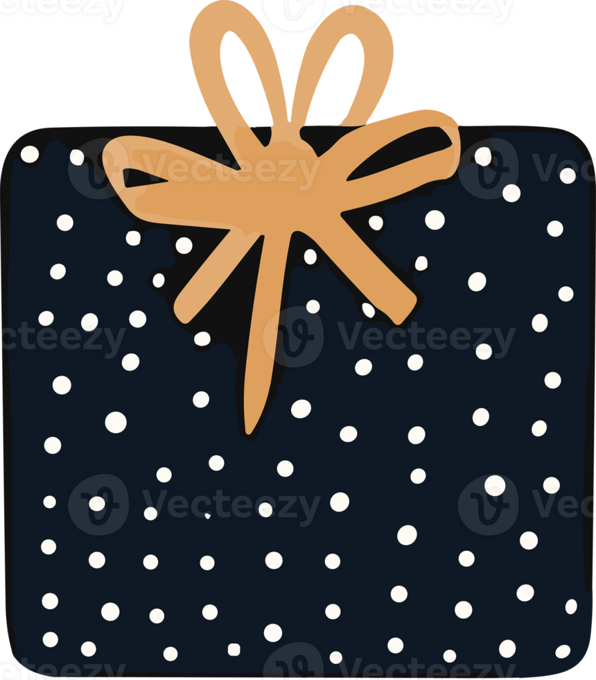 Elegant gift box with a bow, perfect for special occasions. png