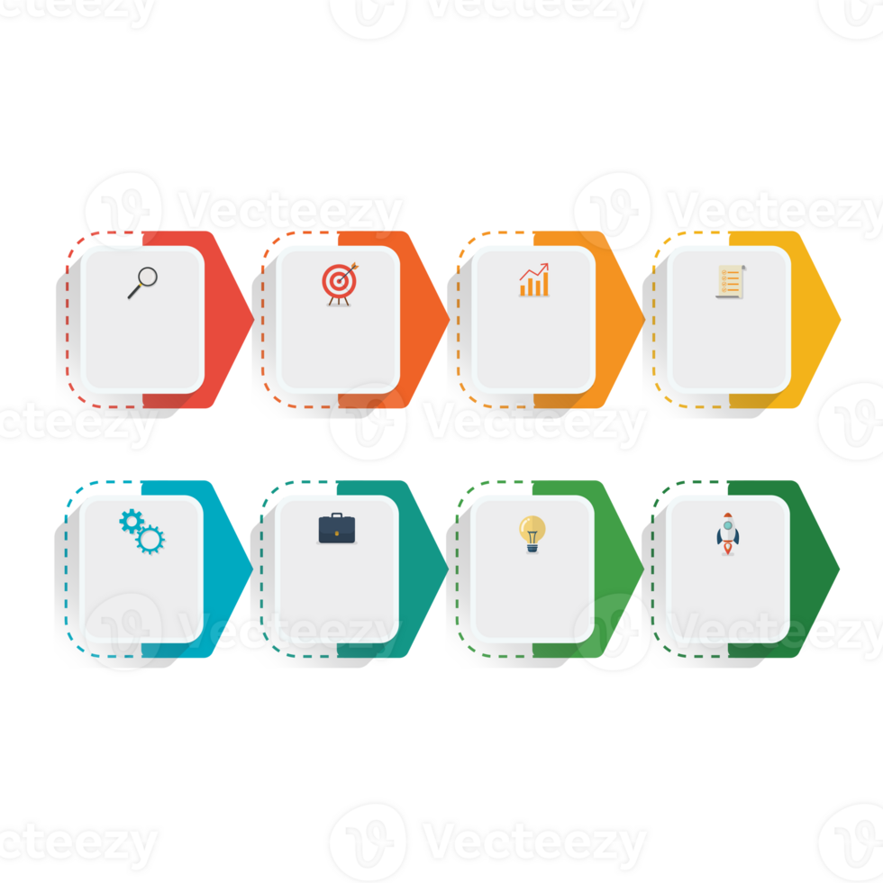 Infographic chart templates collection png