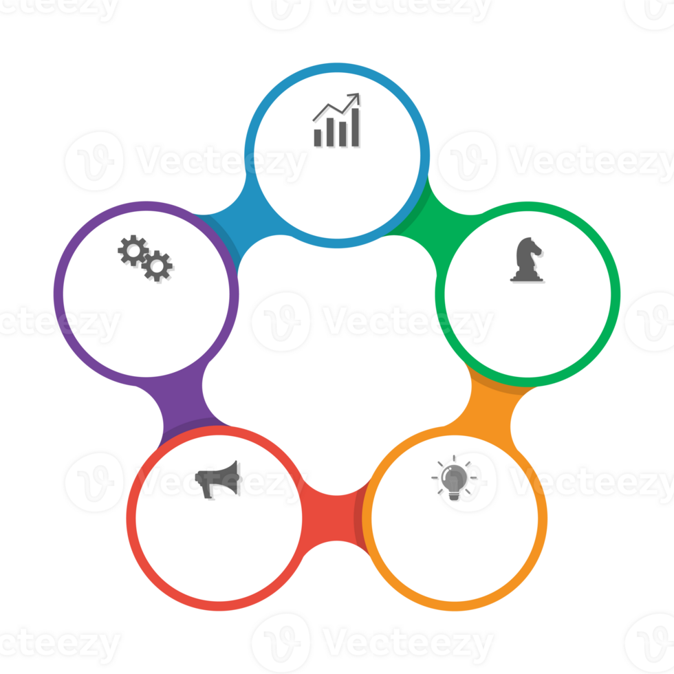 infographic Diagram mallar samling png