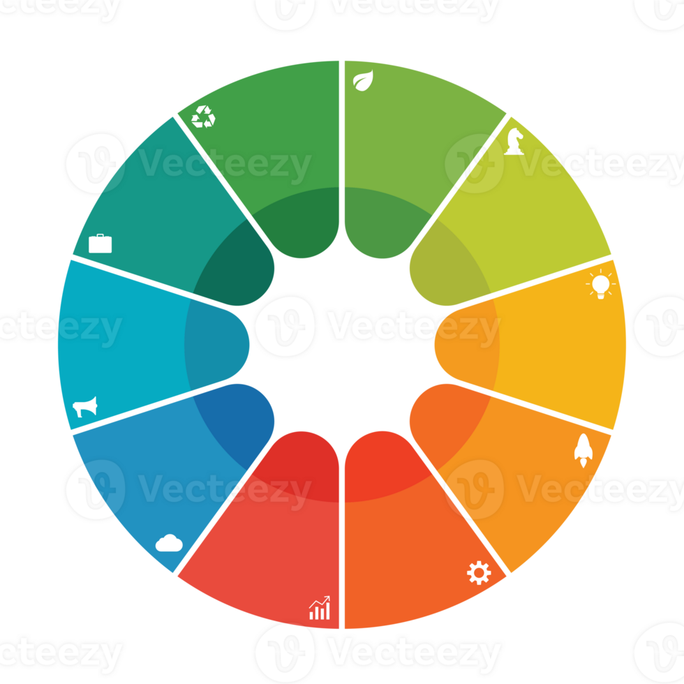 Infographic chart templates collection png