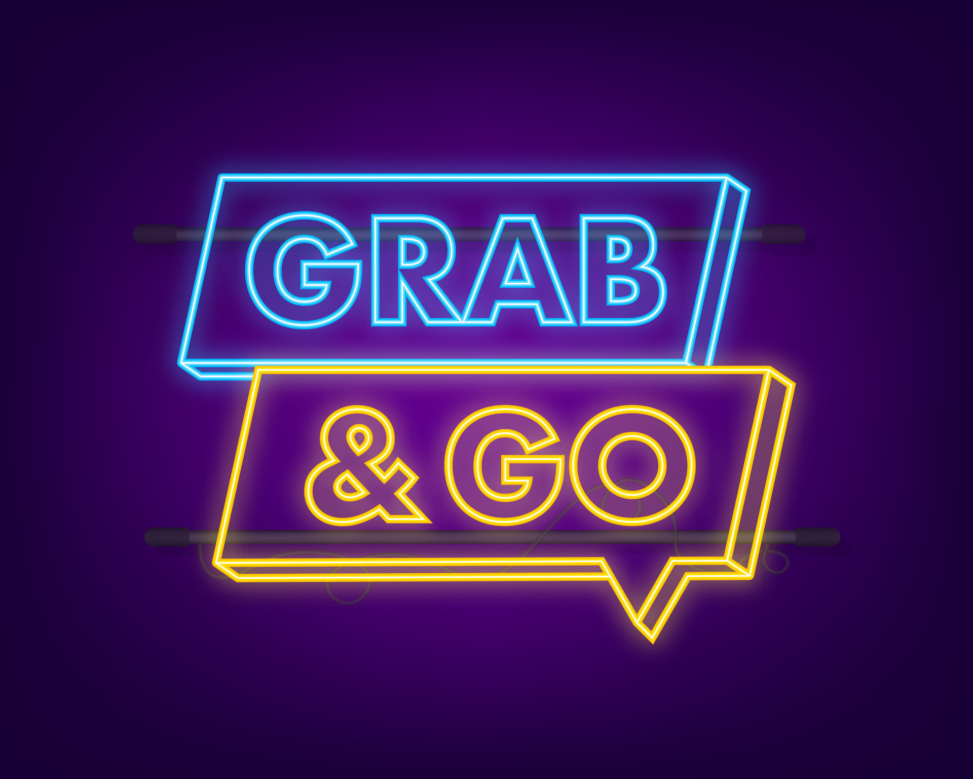 Banner with grab go. Fast money. 29893629 Vector Art at Vecteezy