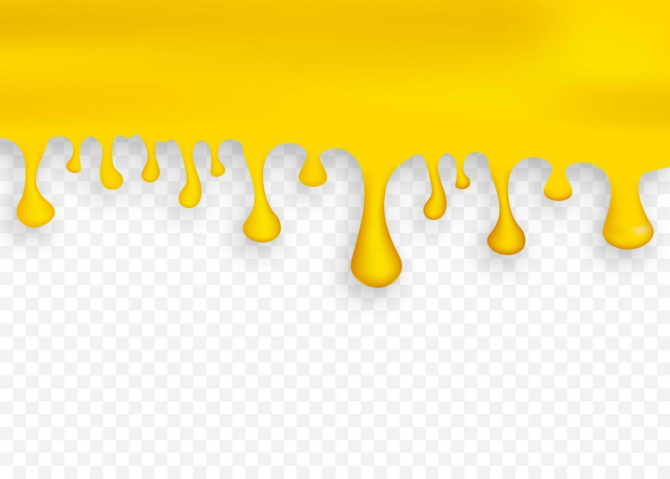 Honeycomb and honey. Monochrome honey pattern. Vector stock illustration