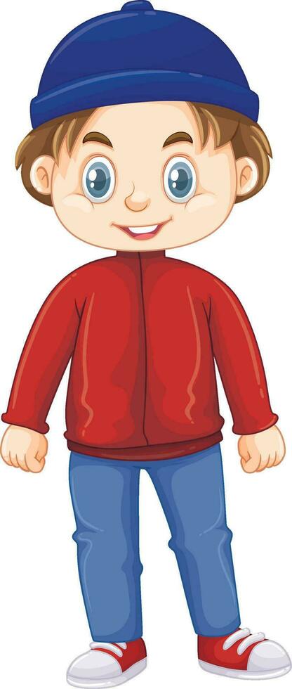 contento niños ocupaciones personaje diseño vector