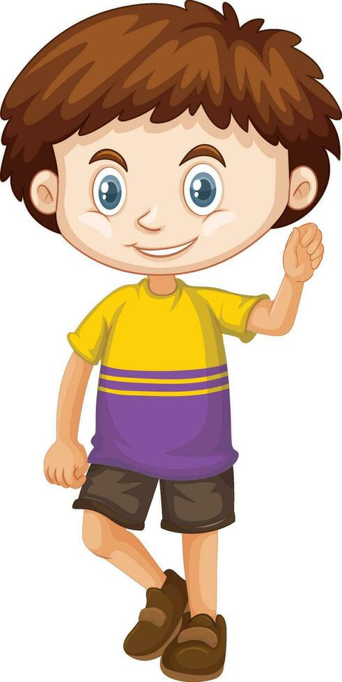 Happy Children Activities Character Design Vector
