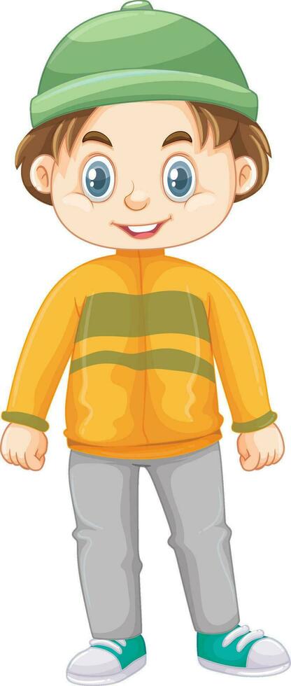 contento niños ocupaciones personaje diseño vector