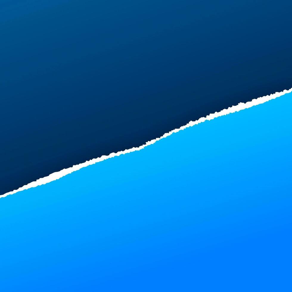 Torn paper edges, horizontally. Vector stock illustration