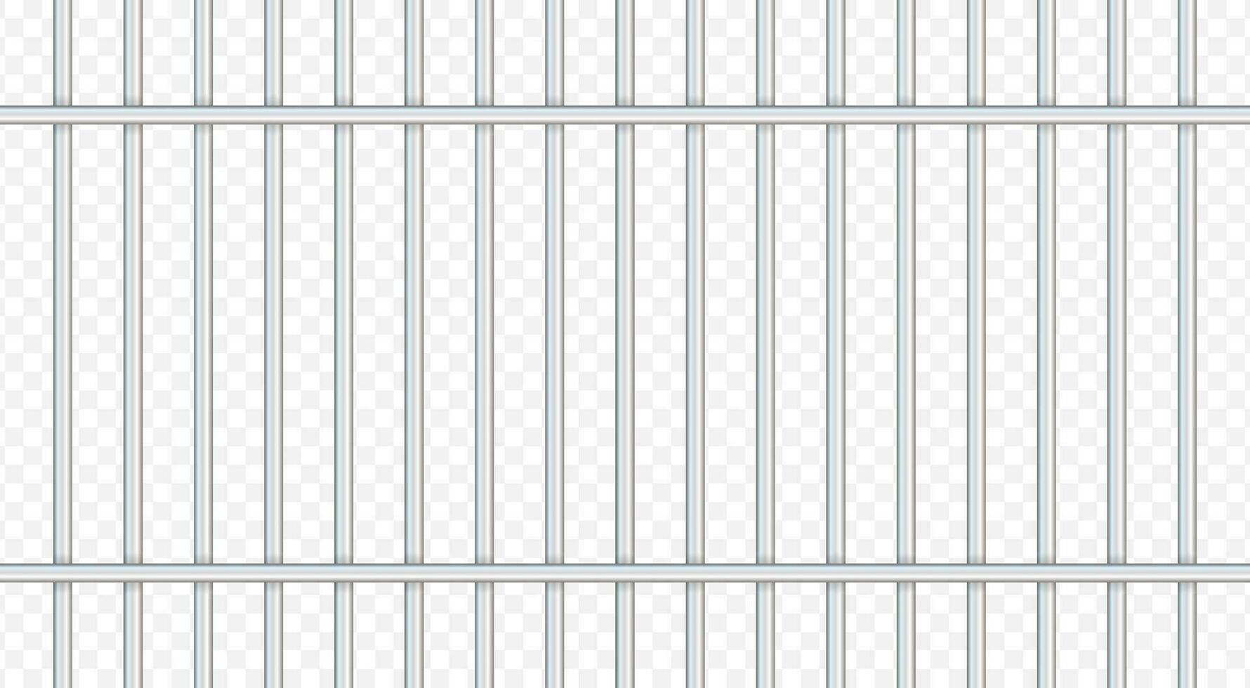 Fence iron in flat style on black background. Isolated icon set. vector