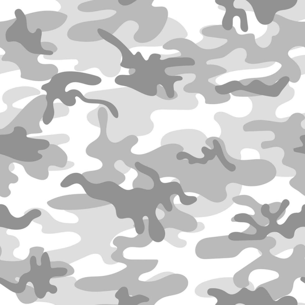 Camouflage seamless pattern. Texture military camouflage seamless pattern. Abstract army and hunting masking ornament. vector