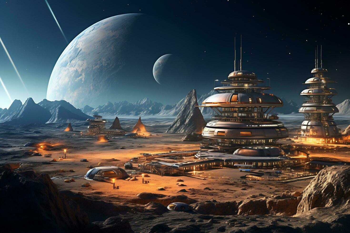 Future of space exploration from colonization photo