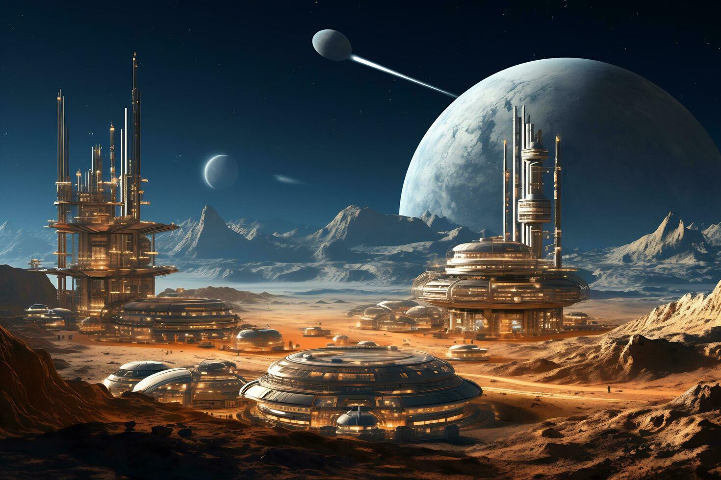 Future of space exploration from colonization photo
