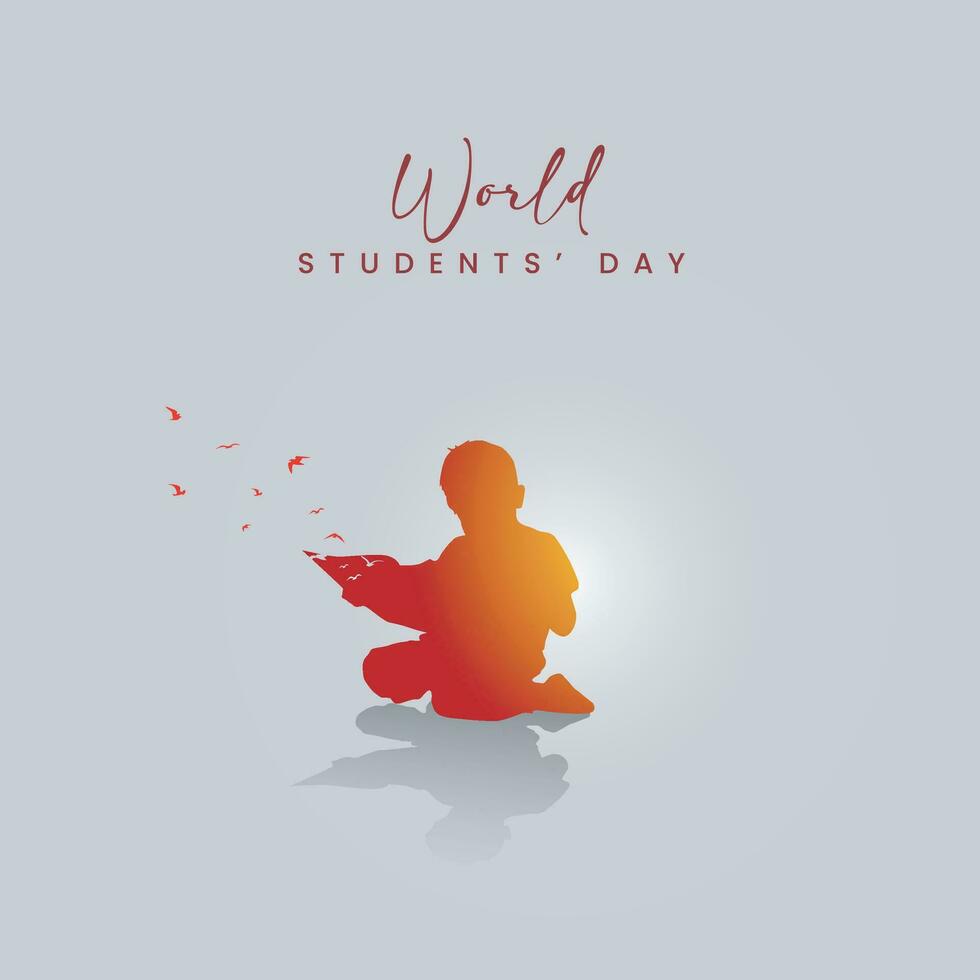 world students day Vector illustration design concept