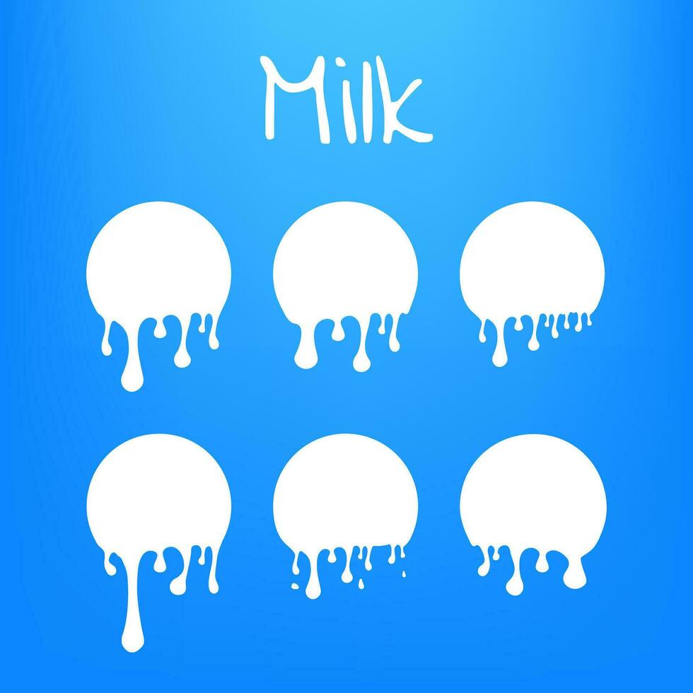 Current paint, stains. Current drops. Current inks Vector stock illustration